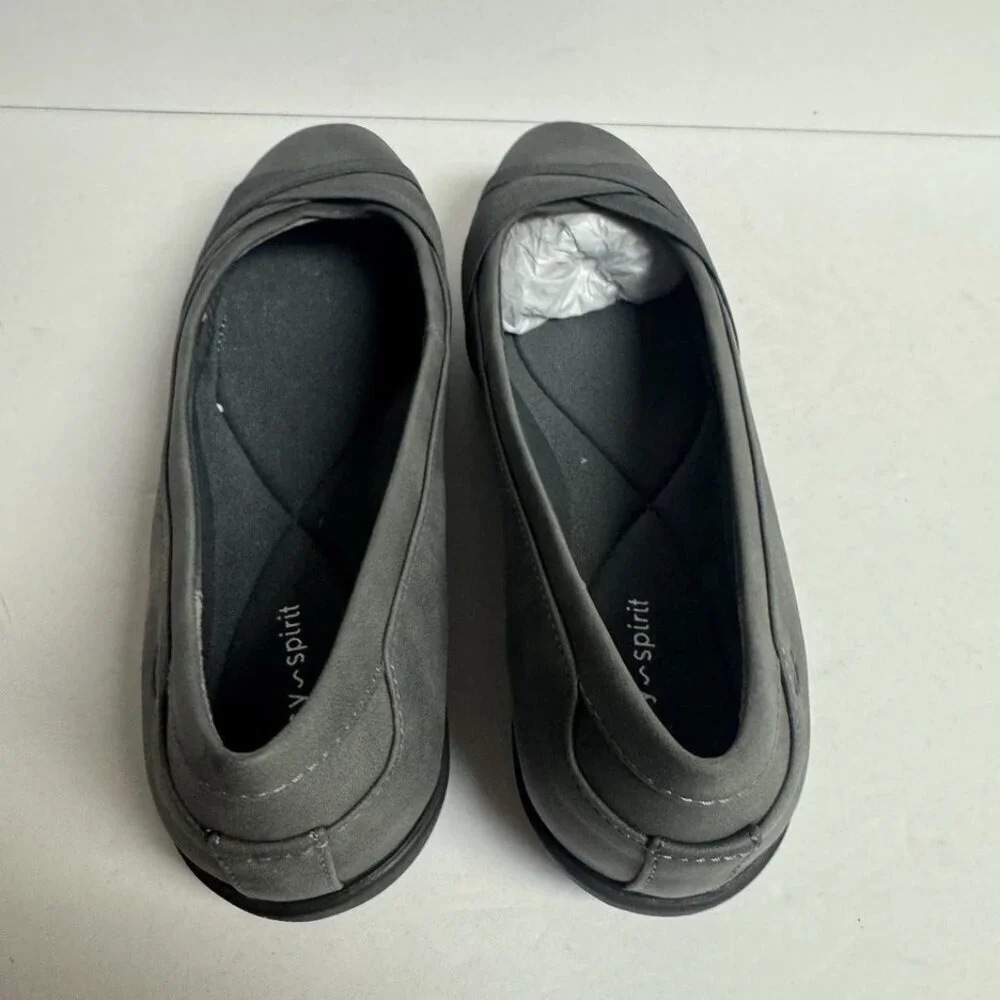 Easy Spirit Womens Acasia Loafer Dark Gray Size 8.5W